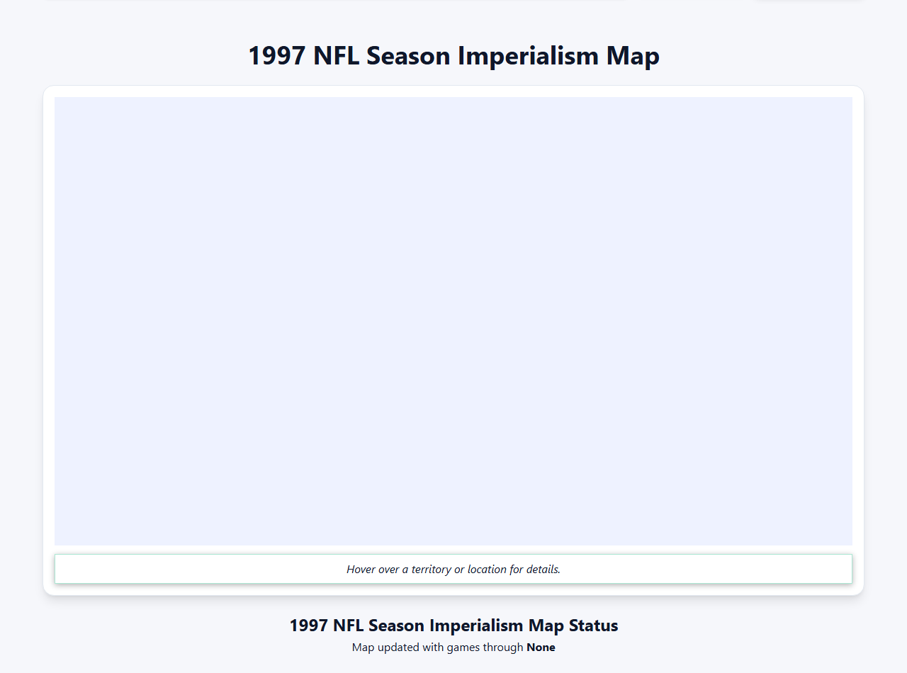1997 NFL Imperialism Map