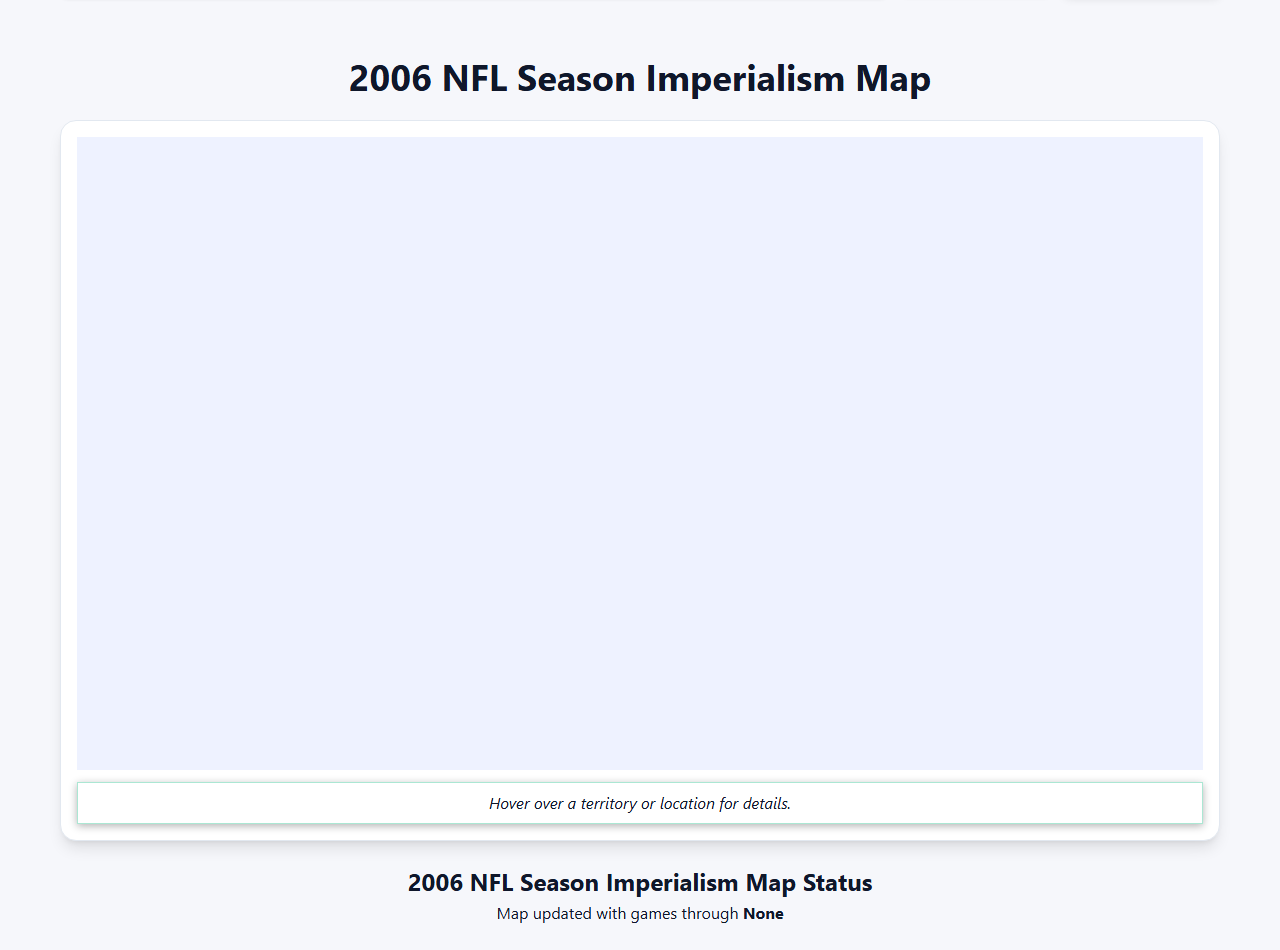 2006 NFL Imperialism Map