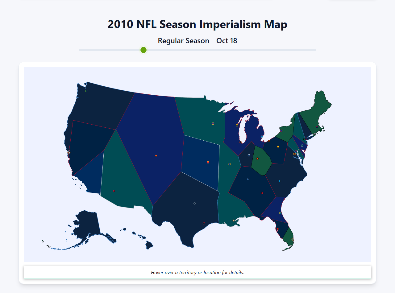 2010 NFL Imperialism Map