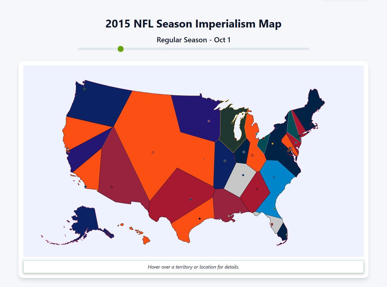 2015 NFL Imperialism Map