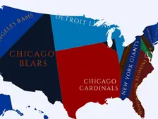 1950 NFL Imperialism Map