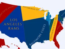 1954 NFL Imperialism Map