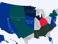 1995 NFL Imperialism Map