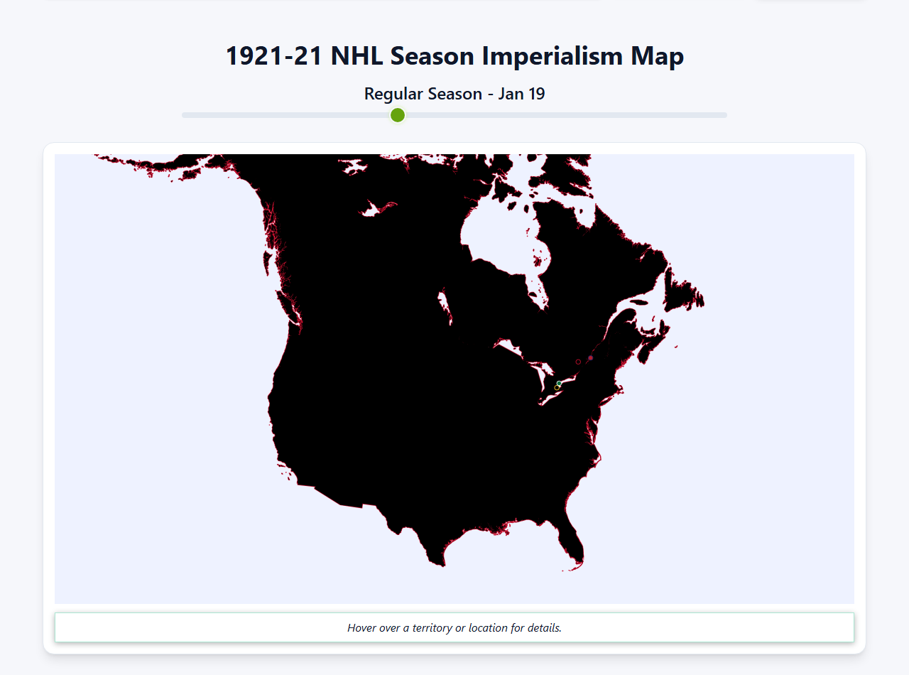 1921 NHL Imperialism Map
