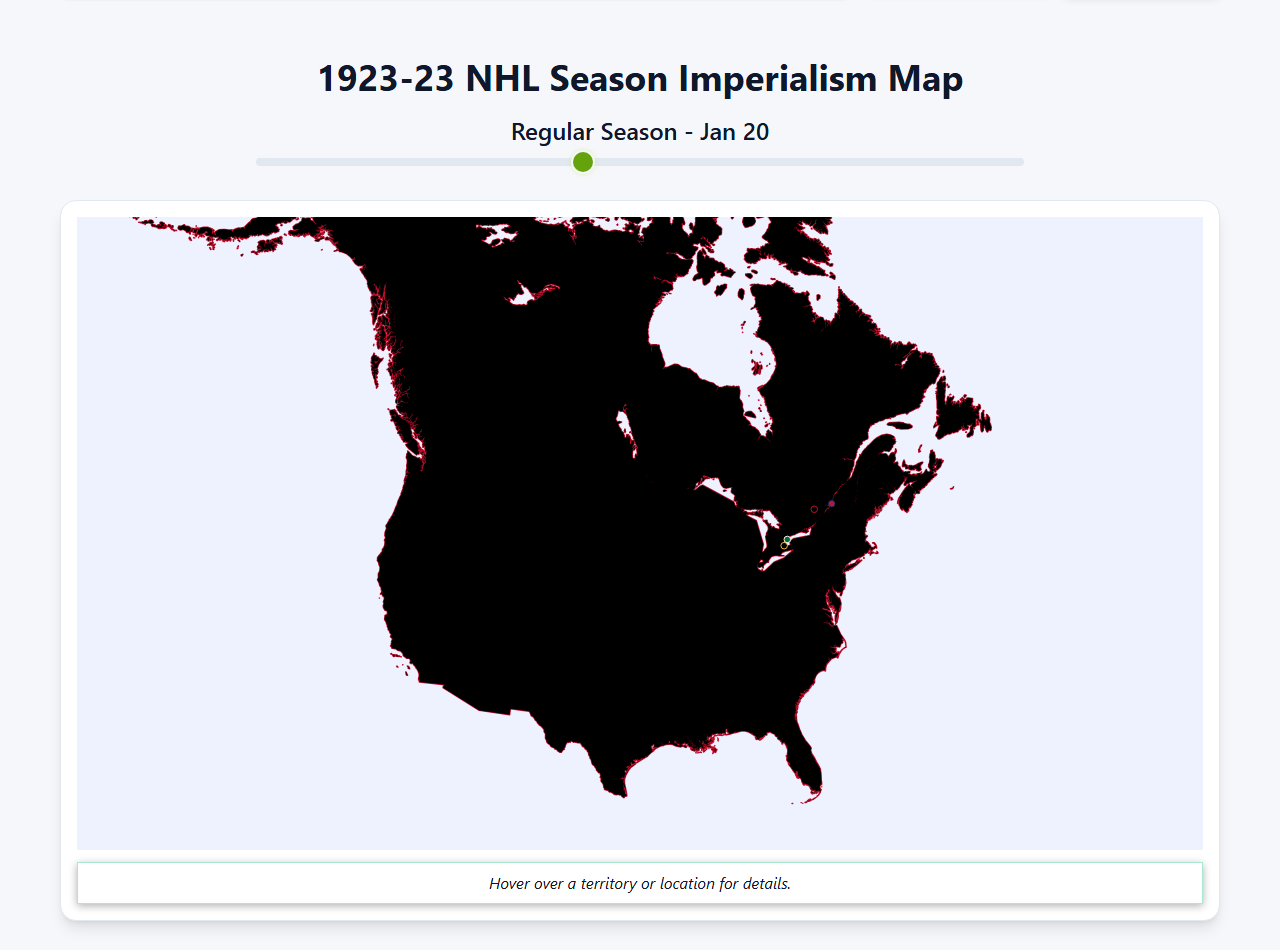 1923 NHL Imperialism Map