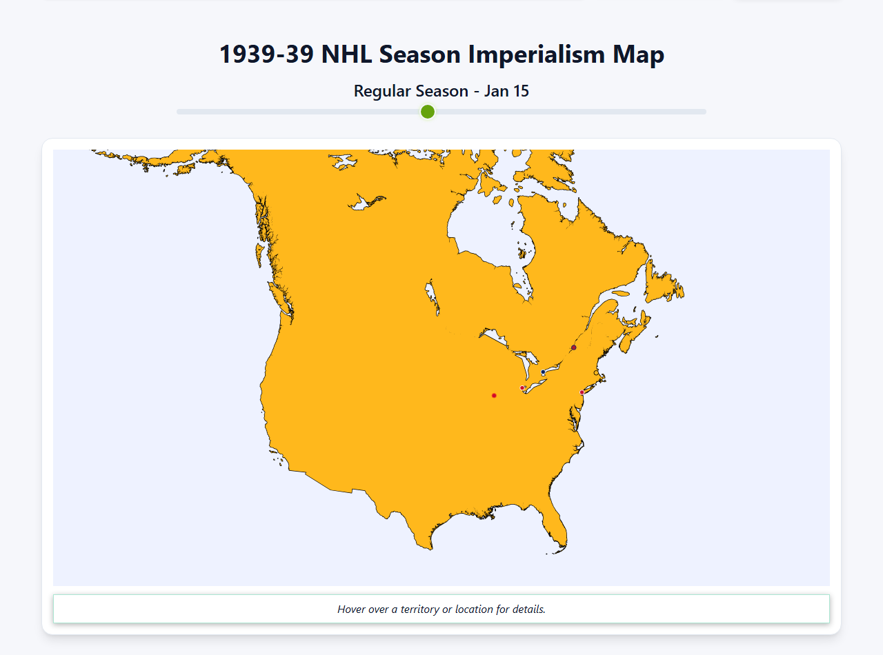 1939 NHL Imperialism Map