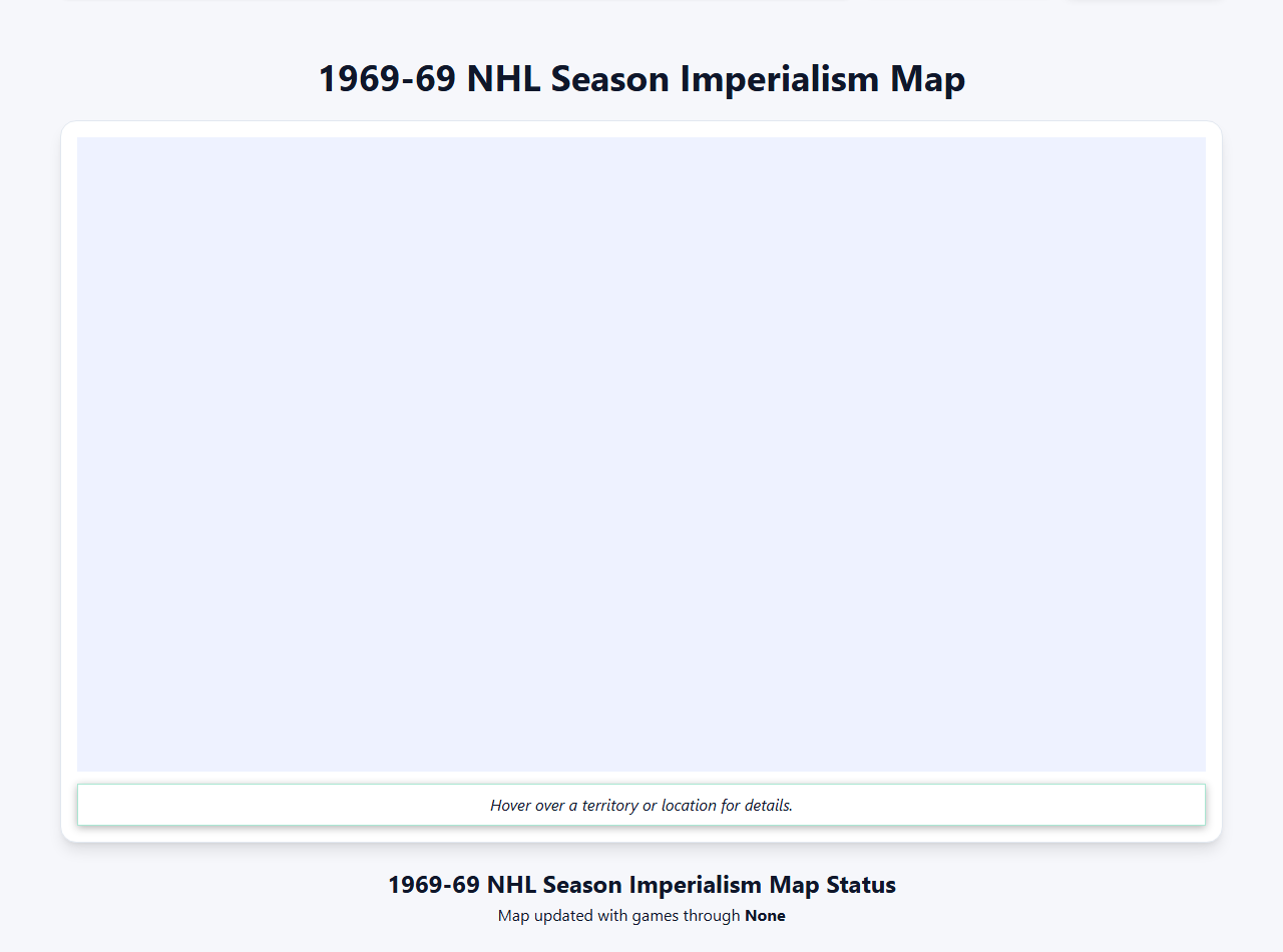 1969 NHL Imperialism Map