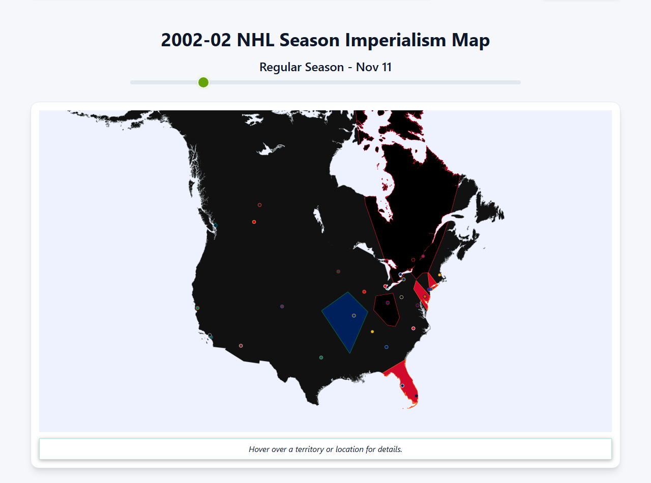 2002 NHL Imperialism Map