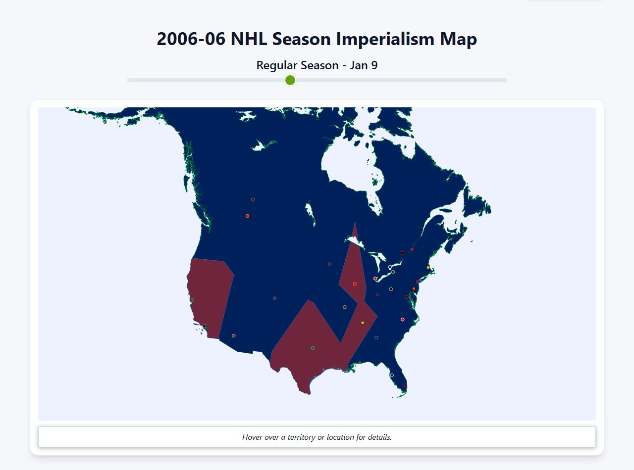 2006 NHL Imperialism Map