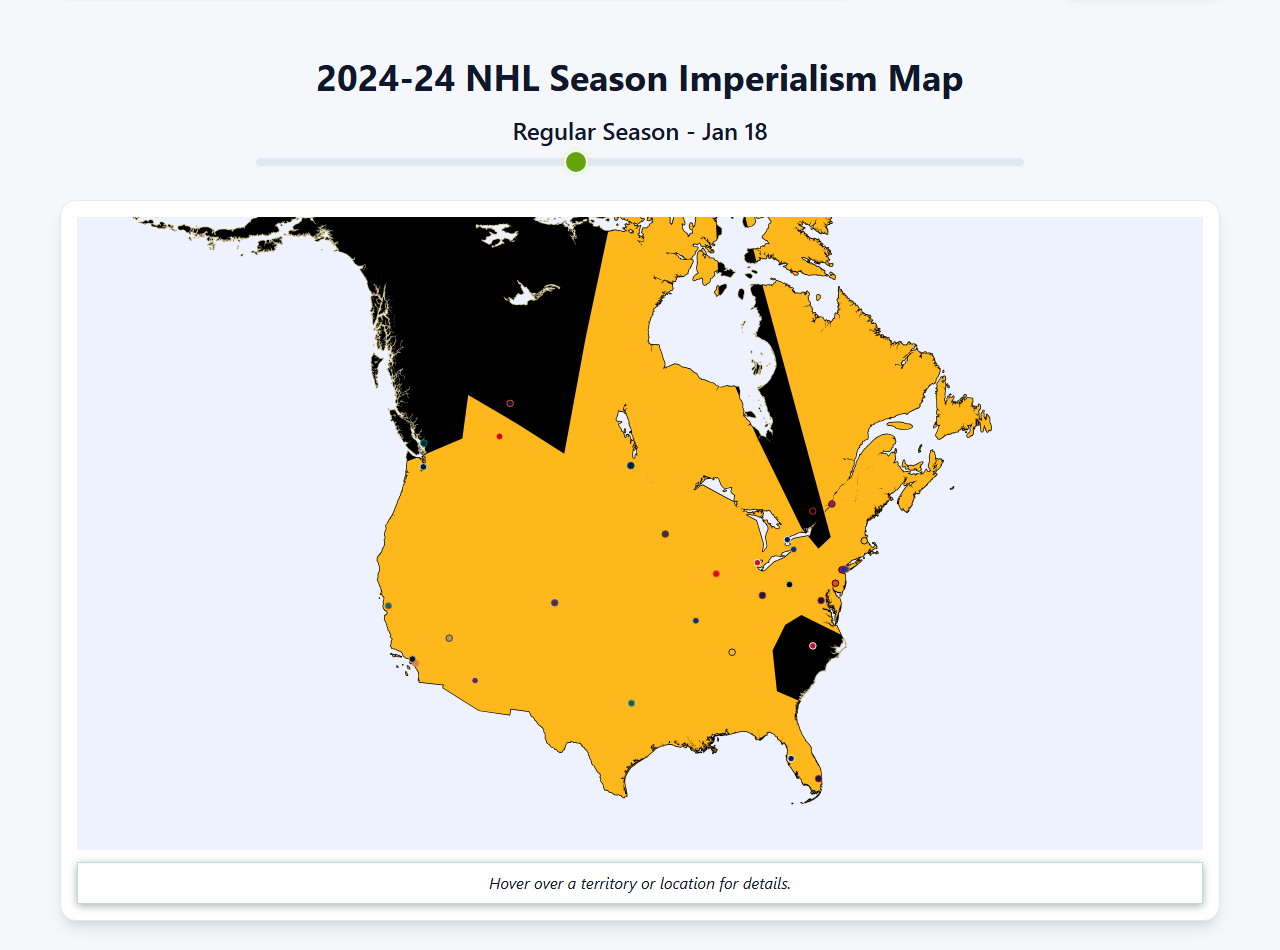 2024 NHL Imperialism Map