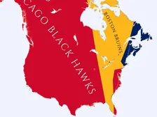 1941-42 NHL Imperialism Map