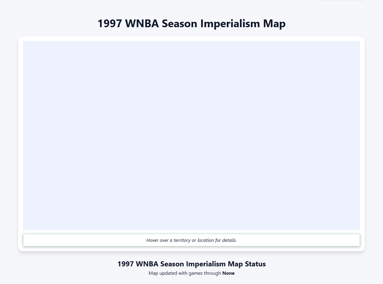 1997 WNBA Imperialism Map