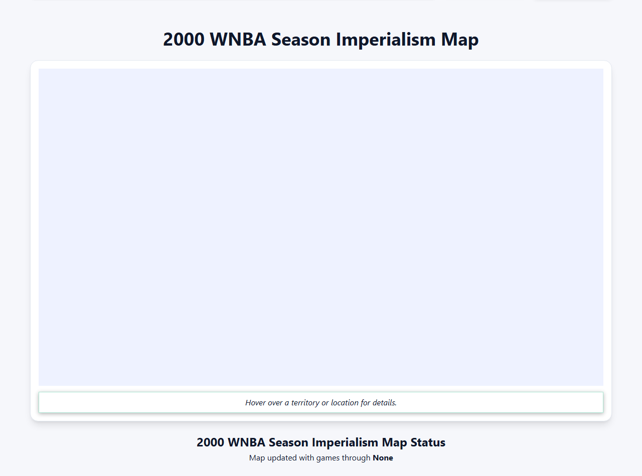 2000 WNBA Imperialism Map