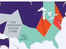 2004 WNBA Imperialism Map