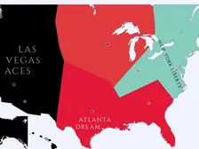 2023 WNBA Imperialism Map