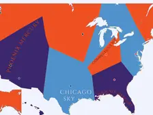2024 WNBA Imperialism Map